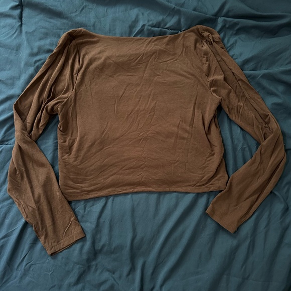 Aritzia Wilfred Brown Lydia Top - Picture 5 of 5